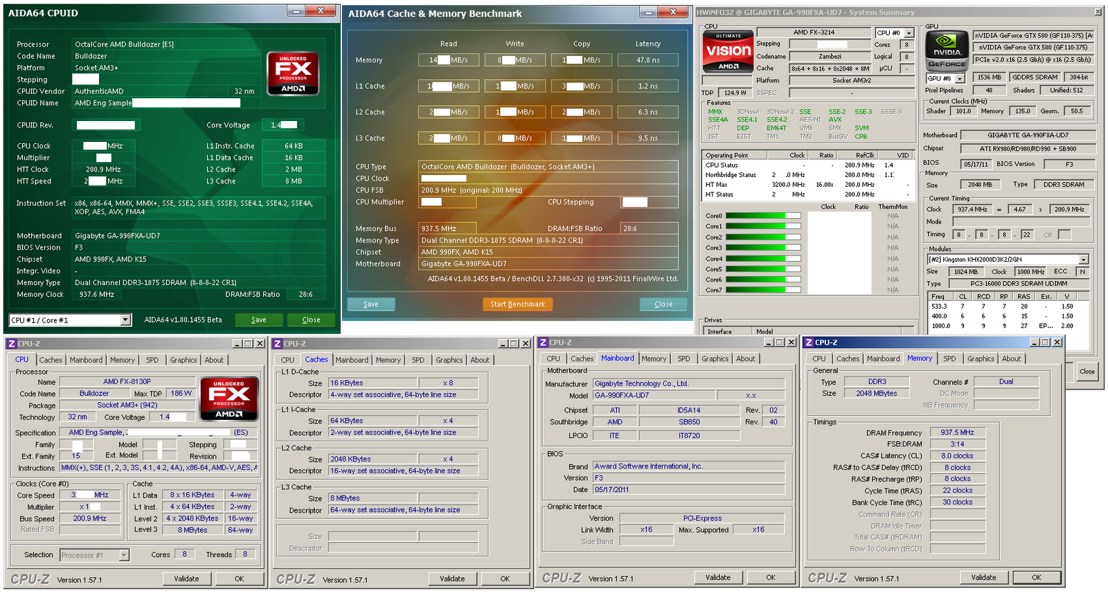 Immagine pubblicata in relazione al seguente contenuto: Foto e benchmark della cpu a 8 core Bulldozer di AMD | Nome immagine: news15282_2.png