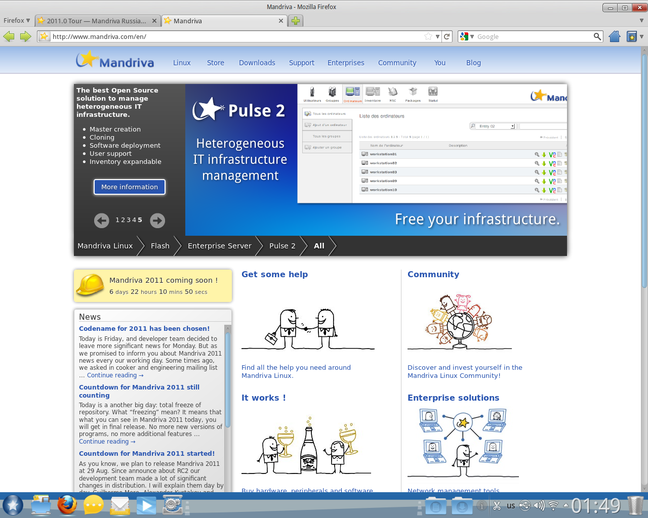 Immagine pubblicata in relazione al seguente contenuto: Mandriva Linux 2011 Hydrogen disponibile per il download | Nome immagine: news15604_3.png