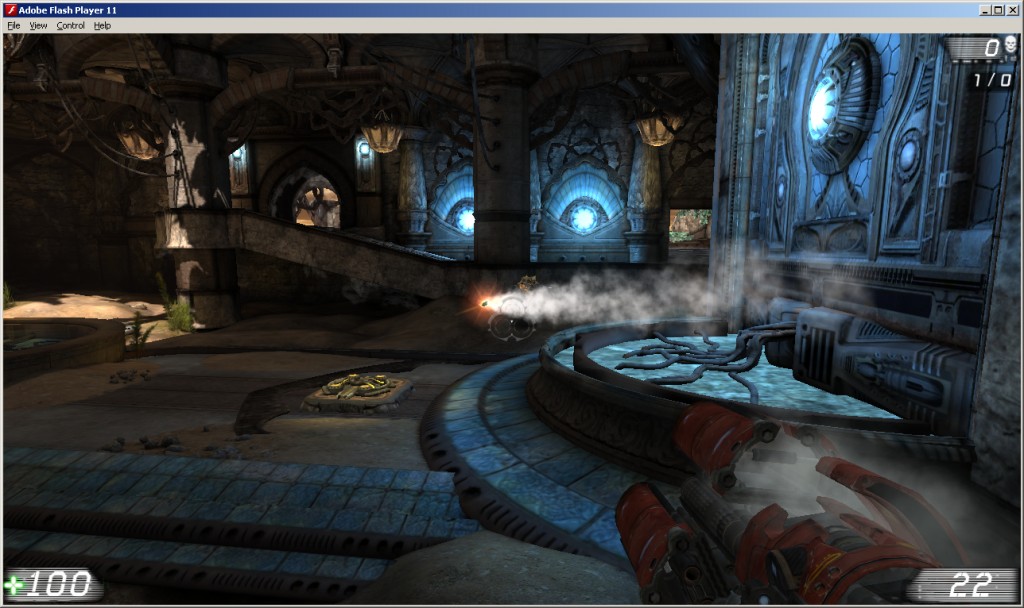 Media asset in full size related to 3dfxzone.it news item entitled as follows: Epic mostra Unreal Tournament 3 eseguito su Adobe Flash Player | Image Name: news15824_3.jpg