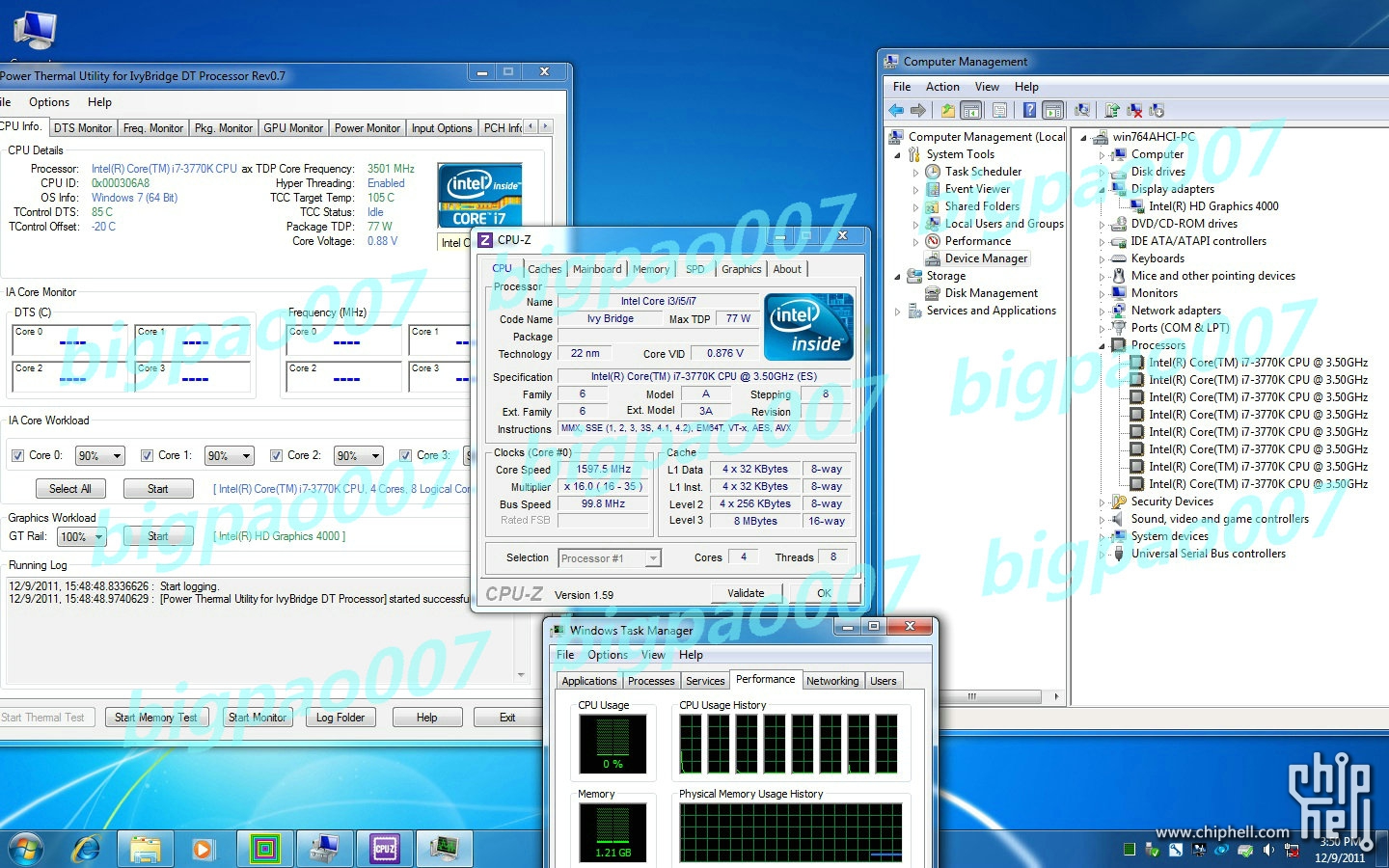 Immagine pubblicata in relazione al seguente contenuto: On line nuovi benchmark della cpu Intel Core i7-3770  (Ivy Bridge) | Nome immagine: news16219_1.jpg