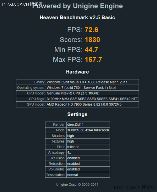 Immagine pubblicata in relazione al seguente contenuto: Foto e primi benchmark delle Radeon HD 7970 di MSI e HIS | Nome immagine: news16358_5.png