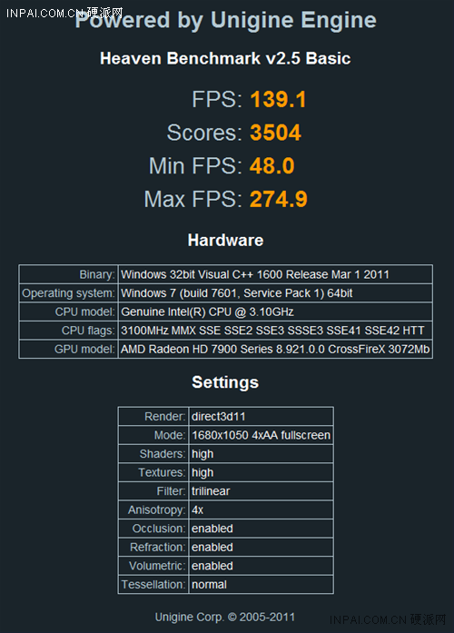 Immagine pubblicata in relazione al seguente contenuto: Foto e primi benchmark delle Radeon HD 7970 di MSI e HIS | Nome immagine: news16358_6.png