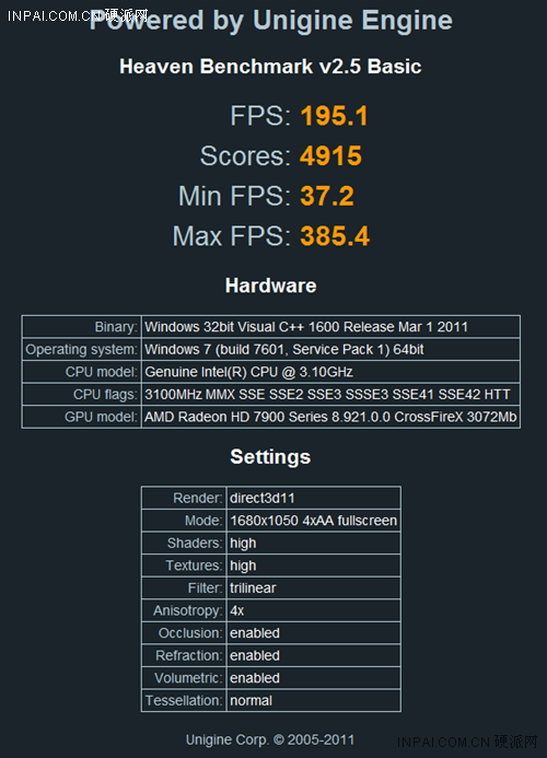 Immagine pubblicata in relazione al seguente contenuto: Foto e primi benchmark delle Radeon HD 7970 di MSI e HIS | Nome immagine: news16358_7.png