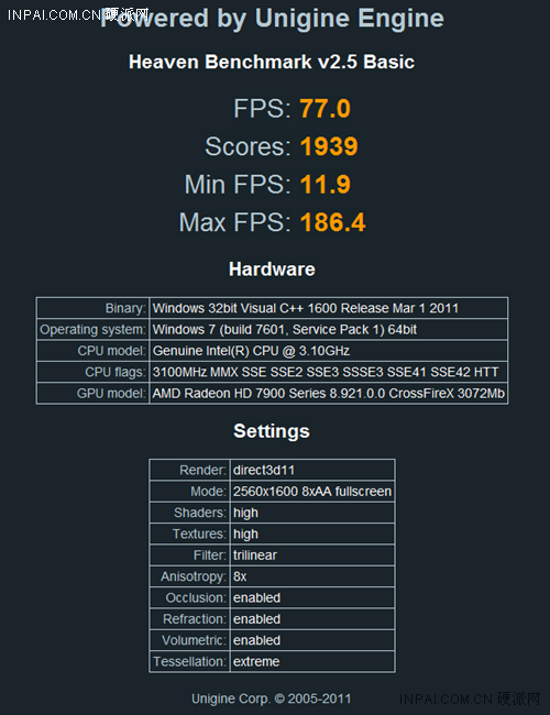 Immagine pubblicata in relazione al seguente contenuto: Foto e primi benchmark delle Radeon HD 7970 di MSI e HIS | Nome immagine: news16358_9.png