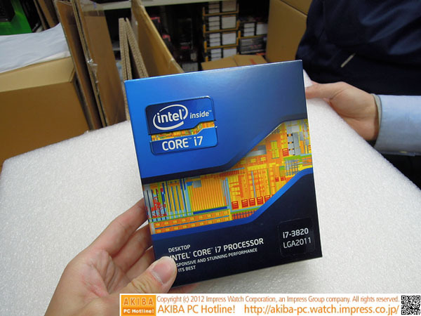 Media asset in full size related to 3dfxzone.it news item entitled as follows: La cpu Sandy Bridge-E Core i7-3820 di Intel sul mercato nipponico | Image Name: news16634_2.jpg