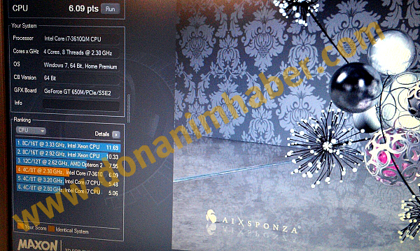 Media asset in full size related to 3dfxzone.it news item entitled as follows: Primi benchmark della cpu Ivy Bridge Intel Core i7-3610QM | Image Name: news16851_2.jpg