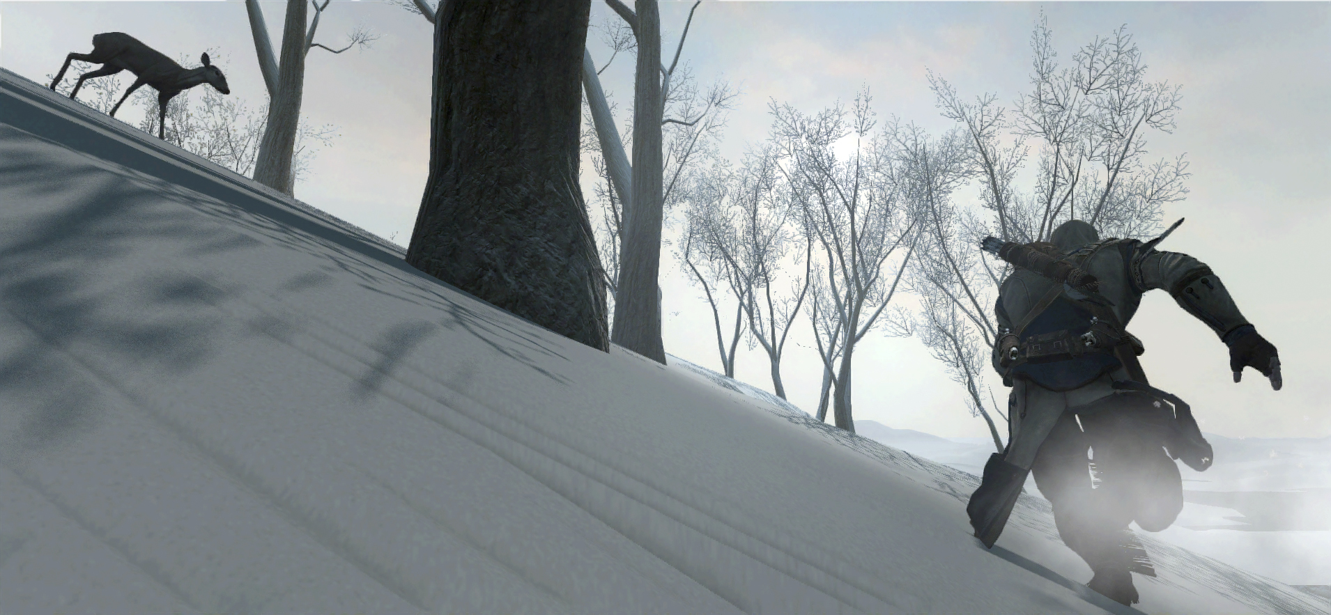 Immagine pubblicata in relazione al seguente contenuto: Assassin's Creed III Screenshots: Connor corre nei boschi innevati | Nome immagine: news17020_1.jpg