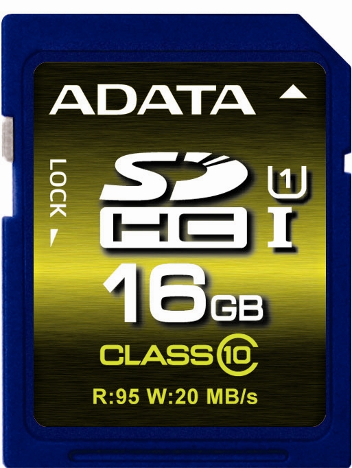 Media asset in full size related to 3dfxzone.it news item entitled as follows: ADATA annuncia nuove card SDHC e SDXC Premier Pro con UHS-I | Image Name: news17291_1.jpg