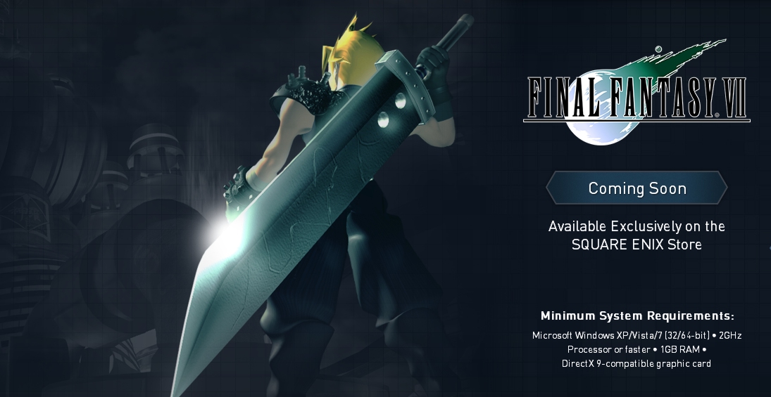 Media asset in full size related to 3dfxzone.it news item entitled as follows: Square Enix commercializza per errore Final Fantasy VII per PC | Image Name: news17775_final-fantasy-vii_1.jpg