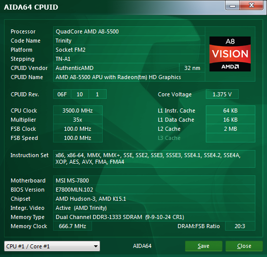 Media asset in full size related to 3dfxzone.it news item entitled as follows: Hardware Monitoring & Benchmark: AIDA64 Extreme Edition 2.60 | Image Name: news17890_aida64-trinity_1.png