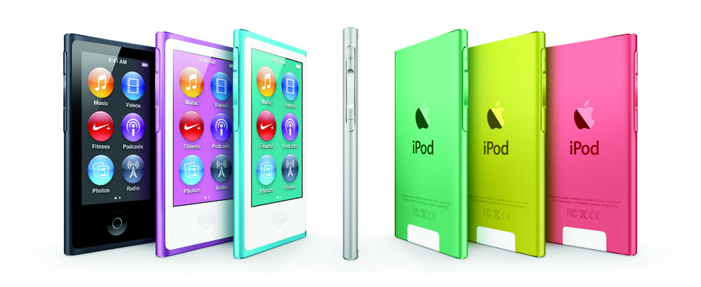 Immagine pubblicata in relazione al seguente contenuto: Apple lancia i nuovi iPod touch e iPod nano con iOS 6 e display Retina | Nome immagine: news18049_iPod_nano_1.jpg