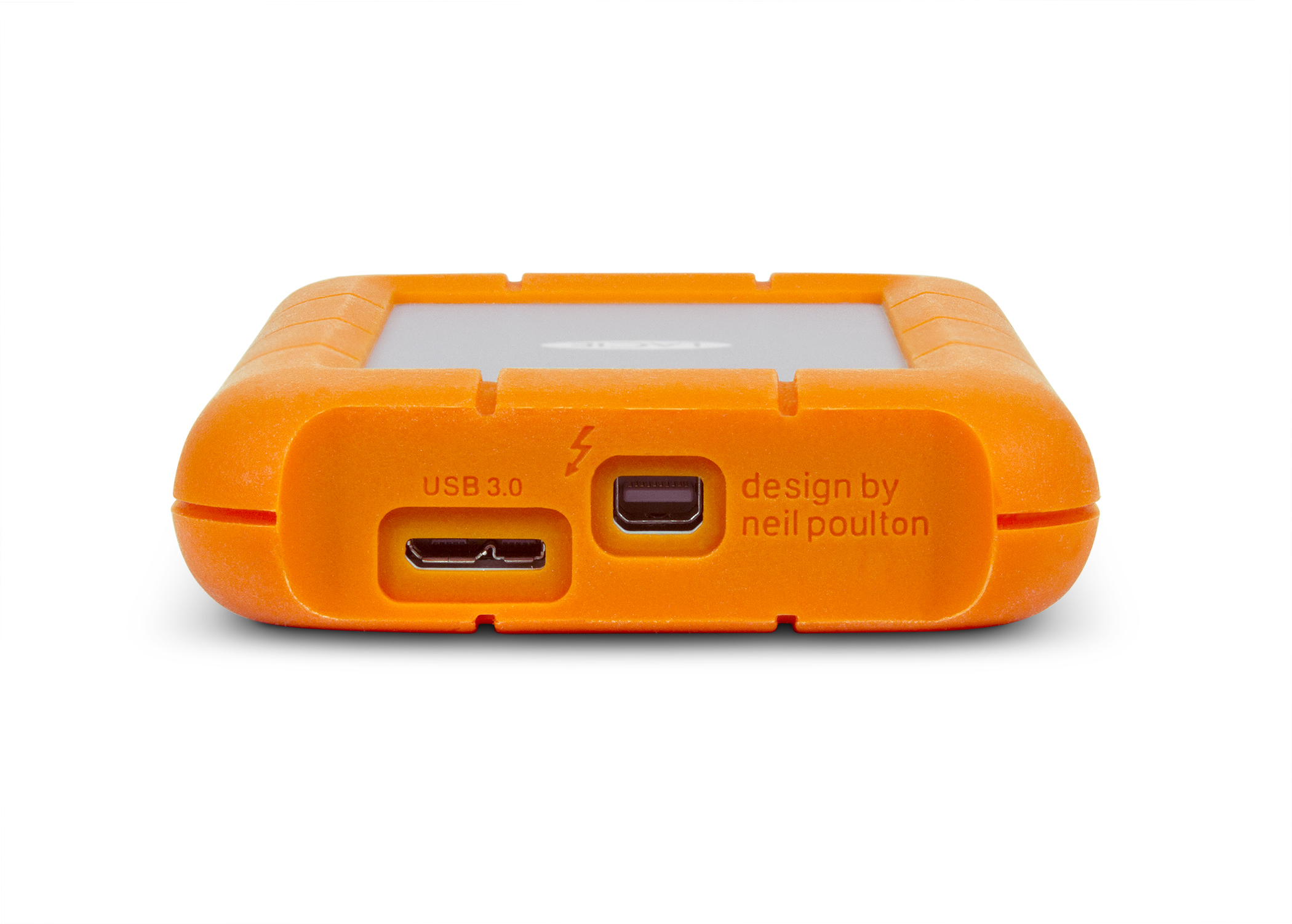 Immagine pubblicata in relazione al seguente contenuto: USB 3.0 e Thunderbolt insieme nel nuovo drive Rugged di LaCie | Nome immagine: news18122_Lacie-Rugged-USB-3.0-Thunderbolt_2.jpg