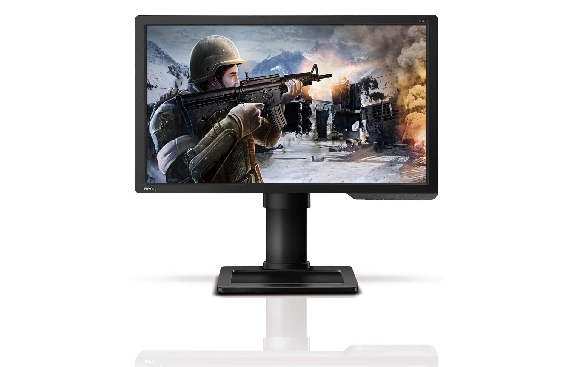 Immagine pubblicata in relazione al seguente contenuto: BenQ introduce il monitor Full HD gaming-oriented XL2411T | Nome immagine: news18184_benq-XL2411T_1.jpg