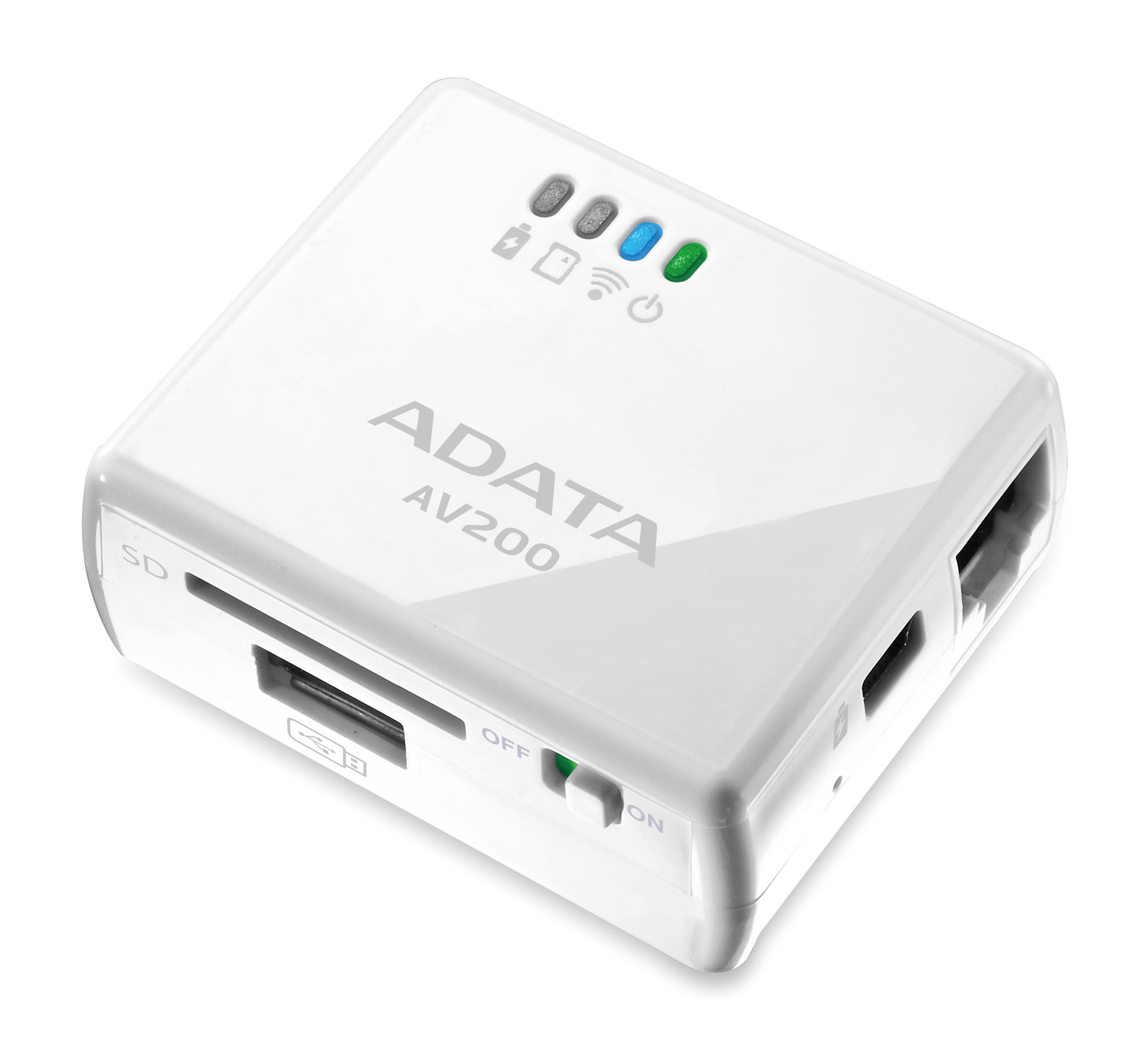 Immagine pubblicata in relazione al seguente contenuto: ADATA lancia l'access point wireless portatile DashDrive Air AV200 | Nome immagine: news18190_DashDrive-Air-AV200_1.jpg