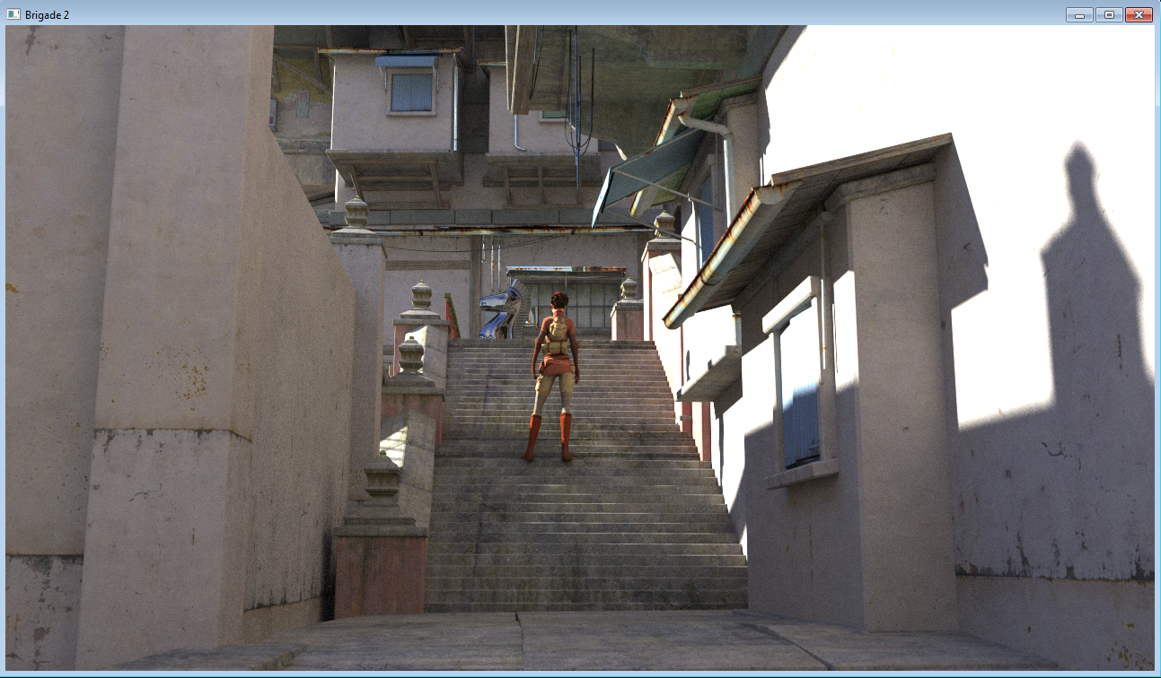 Media asset in full size related to 3dfxzone.it news item entitled as follows: Il Path Tracing per il rendering dei game: demo e asset di Brigade 2 | Image Name: news18240_Brigade_engine_6.png