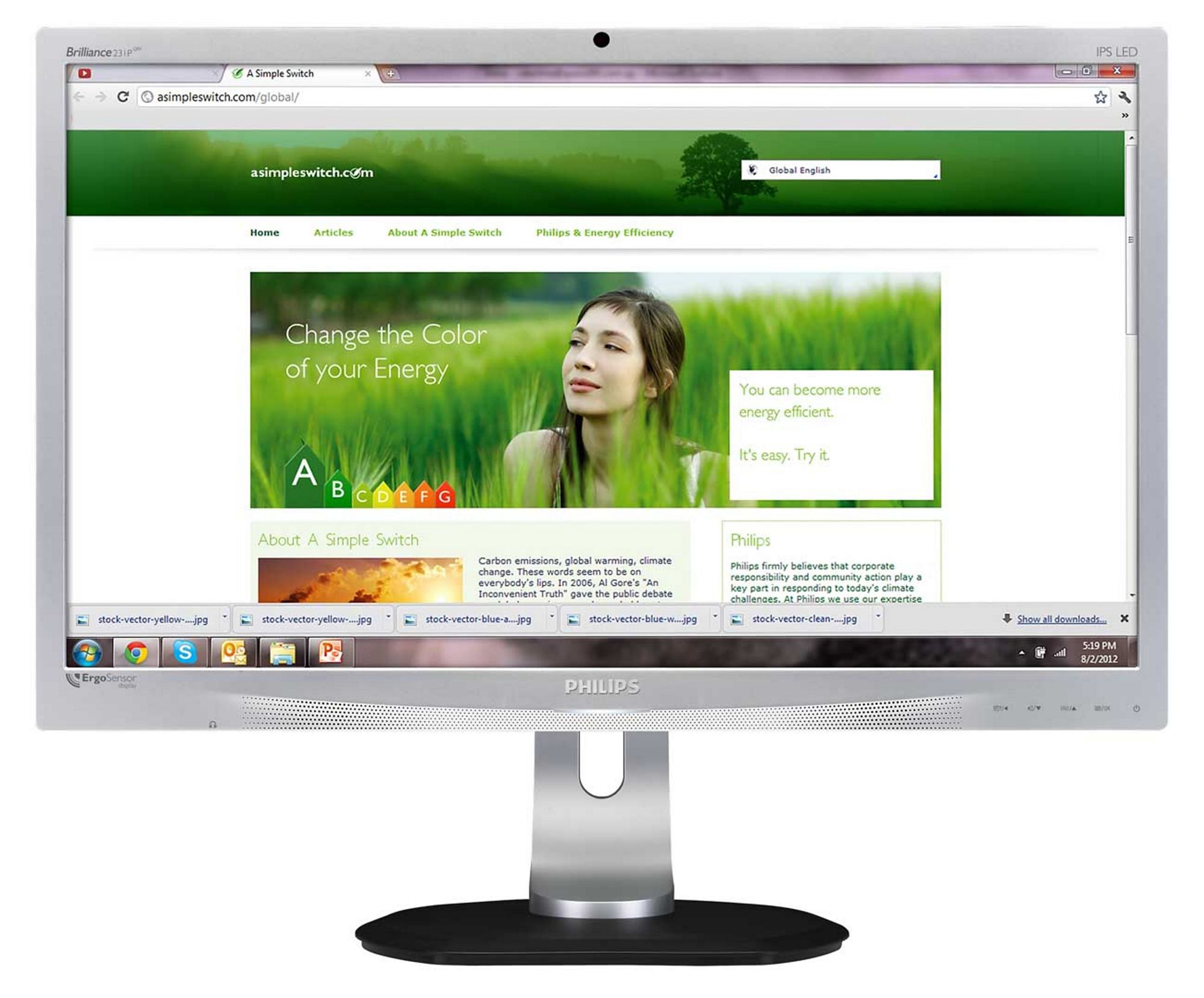 Immagine pubblicata in relazione al seguente contenuto: Philips introduce il monitor Full HD con ErgoSensor 231P4QRYES | Nome immagine: news18363_philips_231P4QRYES_1.jpg