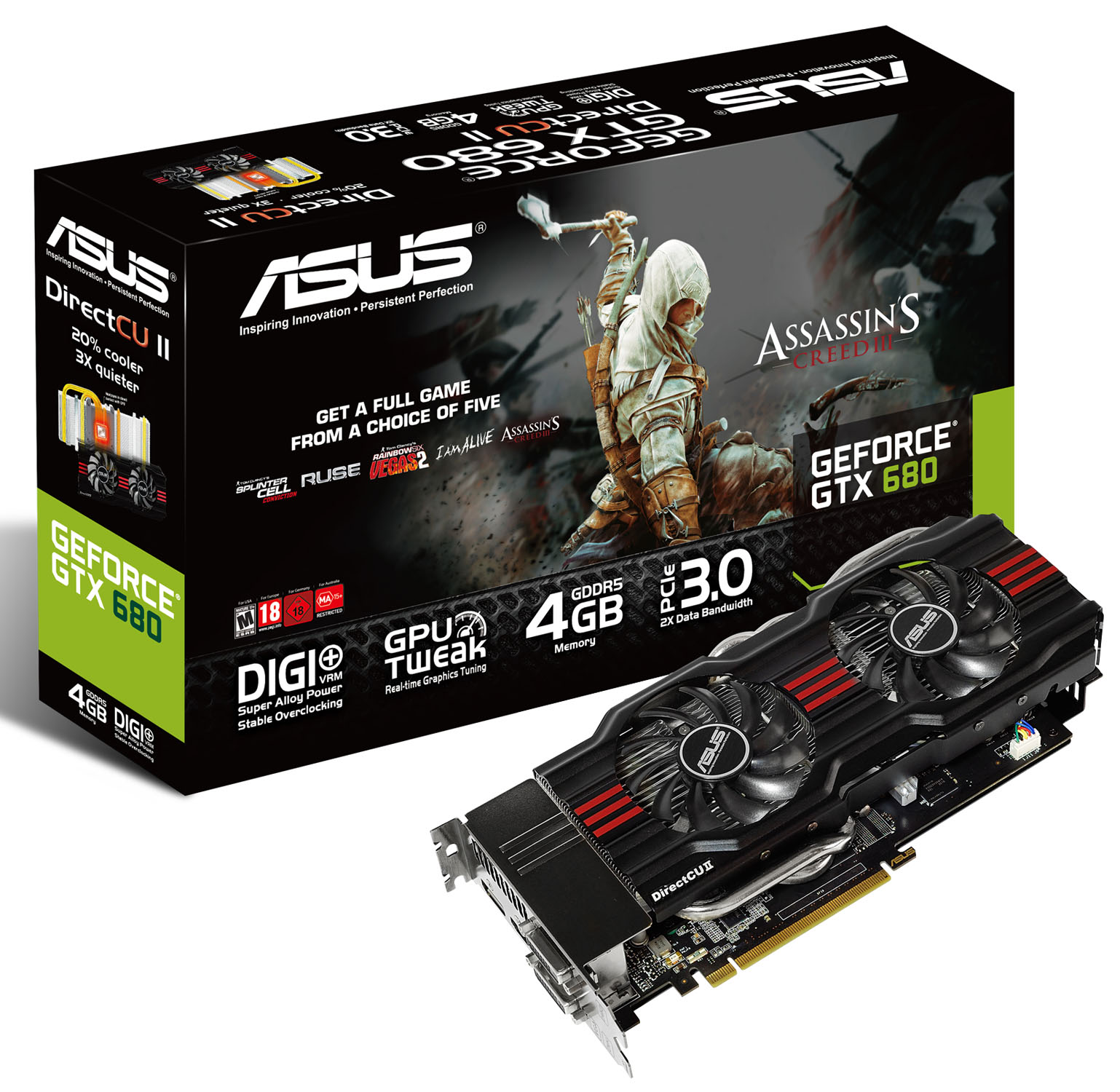 Risorsa grafica - foto, screenshot o immagine in genere - relativa ai contenuti pubblicati da nvidiazone.it | Nome immagine: news18395ASUS-GeForce-GTX-680-DirectCU-II-dual-slot_4.jpg
