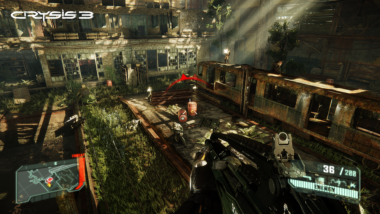 Media asset in full size related to 3dfxzone.it news item entitled as follows: Anche in Crysis 3  disponibile il fucile SCAR: lo screenshot ufficiale | Image Name: news18634_Crysis-3-screenshot_1.png