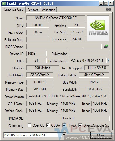 Media asset in full size related to 3dfxzone.it news item entitled as follows: Specifiche e benchmark della nuova GeForce GTX 660 SE di NVIDIA | Image Name: news18679_NVIDIA-GeForce-GTX-660_1.jpg