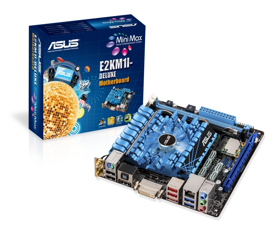 Immagine pubblicata in relazione al seguente contenuto: ASUS annuncia la motherboard E2KM1-I Deluxe con APU Brazos 2.0 | Nome immagine: news18703_ASUS-E2KM1-I-Deluxe-Mini-ITX-motherboard_1.jpg