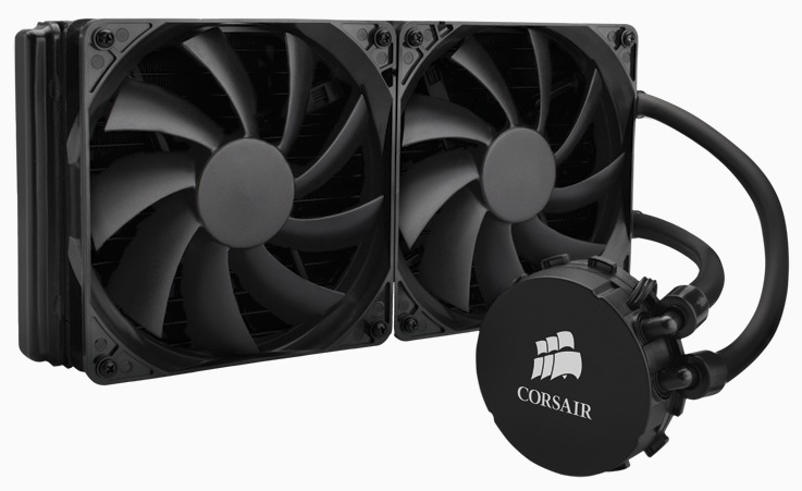 Immagine pubblicata in relazione al seguente contenuto: Corsair lancia i cooler a liquido H110 e H90 per CPU AMD e Intel | Nome immagine: news18767_Corsair-Hydro-CPU-Cooler_2.jpg