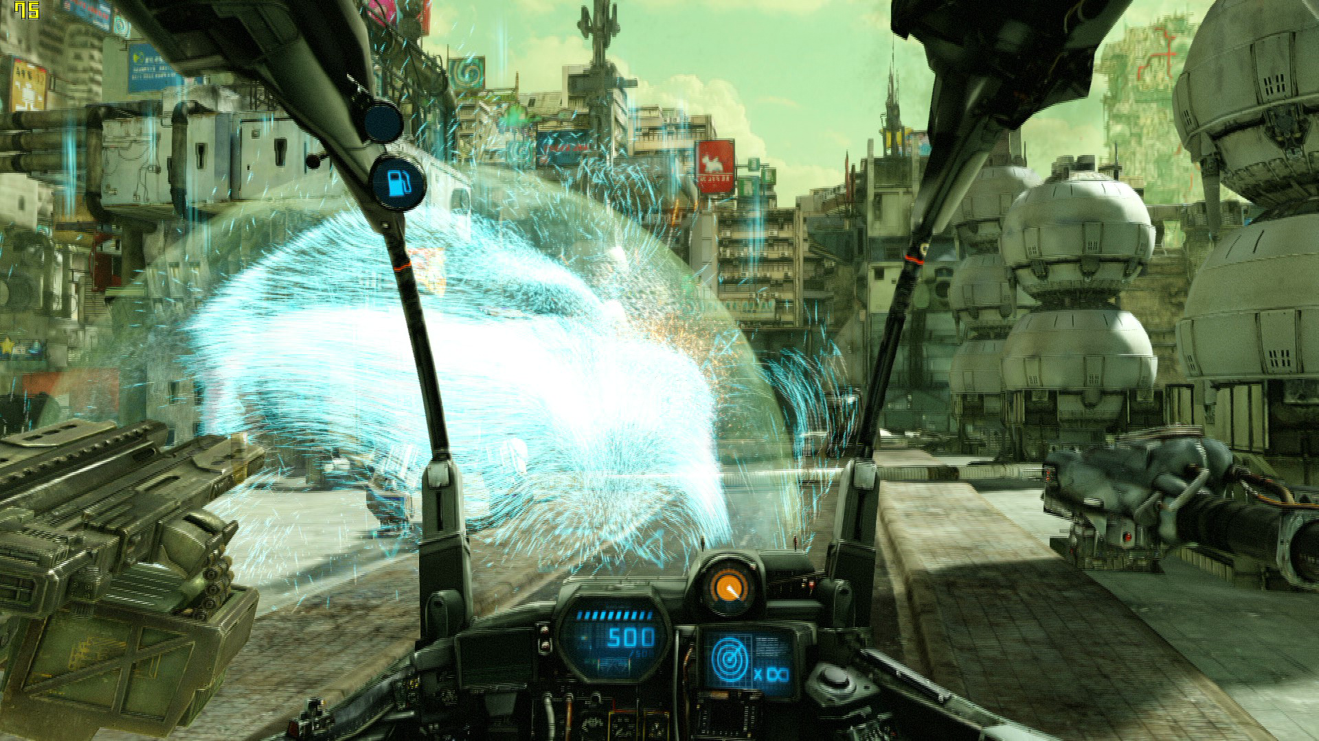 Immagine pubblicata in relazione al seguente contenuto: NVIDIA esalta la resa del game Hawken con gli effetti PhysX | Nome immagine: news18858_hawken-physx-shield_1.png