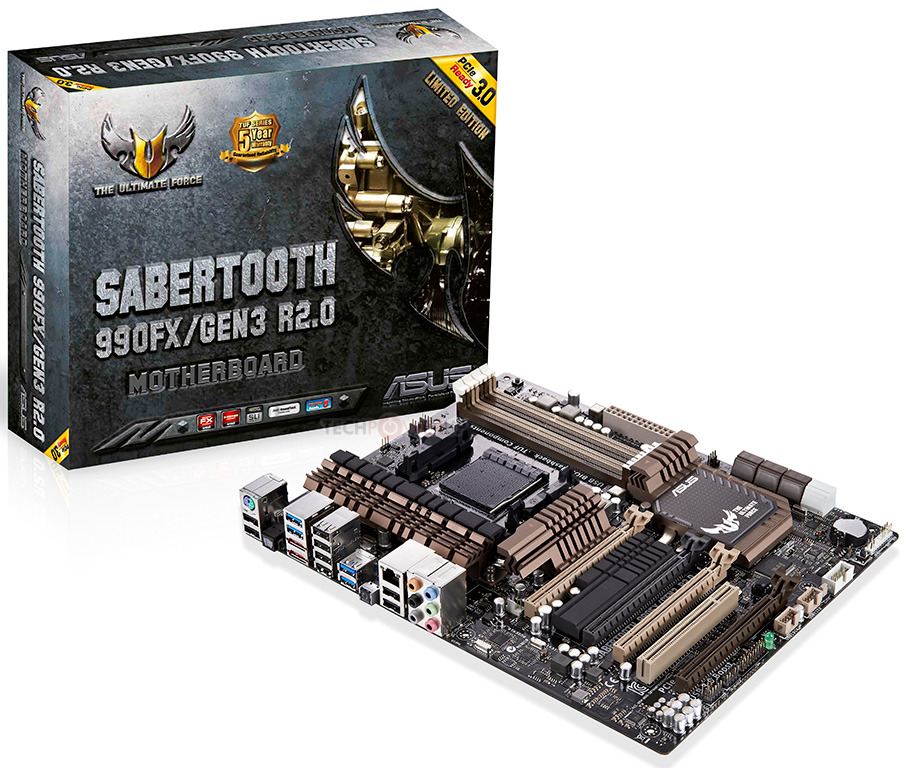 Immagine pubblicata in relazione al seguente contenuto: ASUS annuncia la motherboard SABERTOOTH 990FX/GEN3 R2.0 | Nome immagine: news18981_SABERTOOTH-90FX-GEN3-R2.0_3.jpg