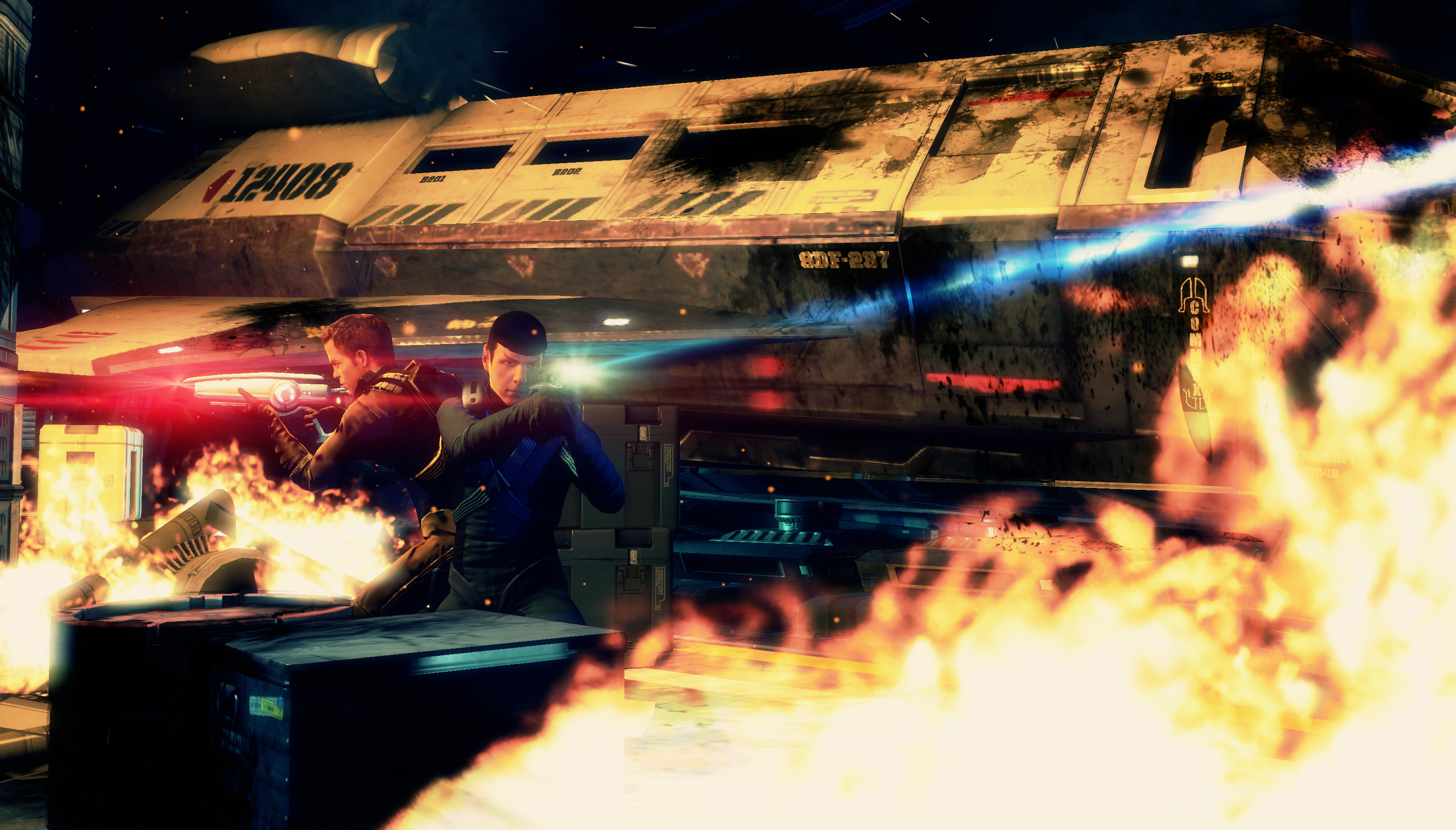 Immagine pubblicata in relazione al seguente contenuto: Namco Bandai pubblica nuovi screenshot dello shooter Star Trek | Nome immagine: news19047_STAR-TREK-screenshot_7.jpg