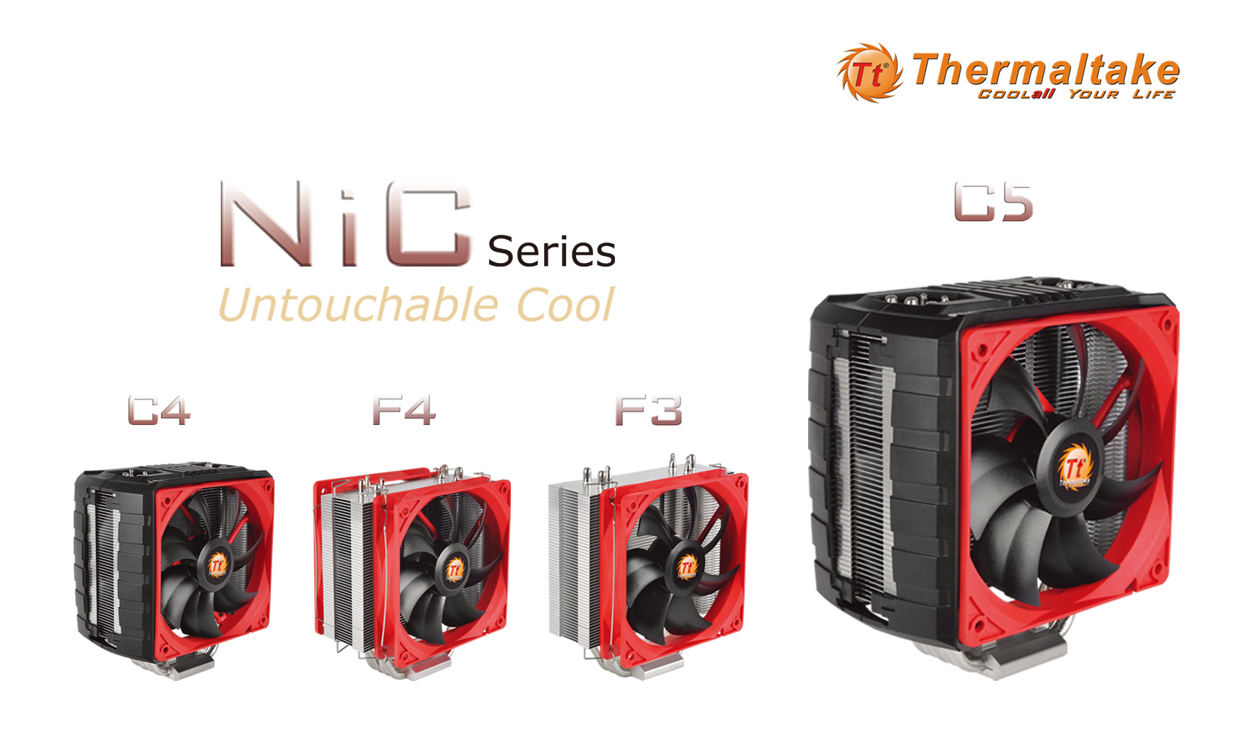 Media asset in full size related to 3dfxzone.it news item entitled as follows: Thermaltake annuncia la linea di dissipatori per CPU NiC Series | Image Name: news19109_Thermaltake-NiC-CPU-cooler_1.jpg