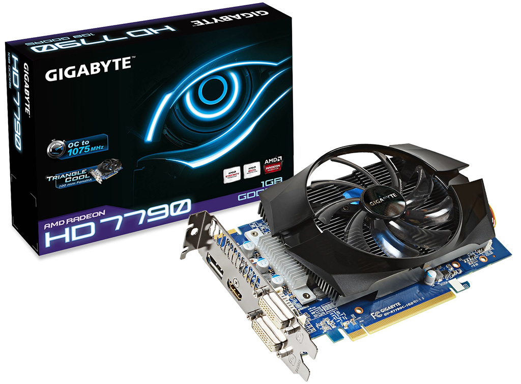 Immagine pubblicata in relazione al seguente contenuto: Fotogallery delle card Radeon HD 7790 dei partner AIB di AMD | Nome immagine: news19203_AMD-Radeon-HD-7790-gigabyte_1.jpg