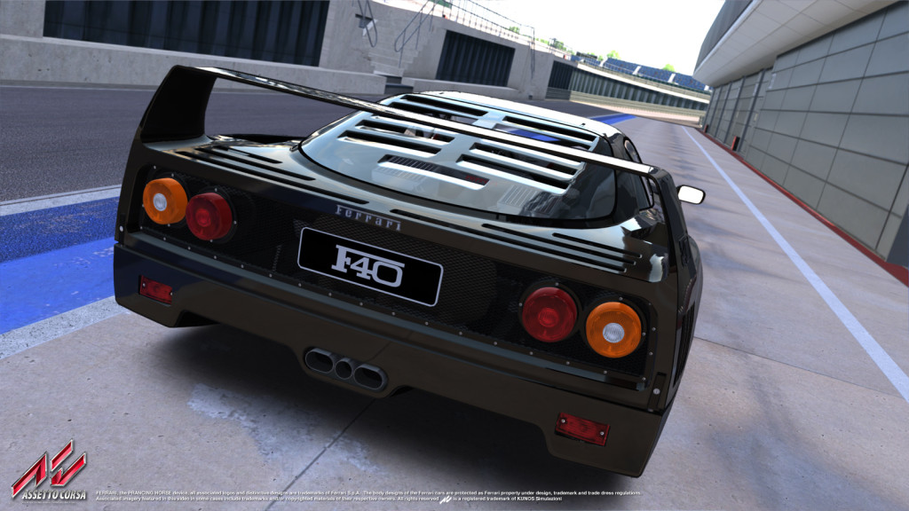 Media asset in full size related to 3dfxzone.it news item entitled as follows: Nuovi screenshots del game Assetto Corsa dedicati alla Ferrari F40 | Image Name: news19247_Assetto-Corsa-Ferrari-F40-screenshot_6.jpg