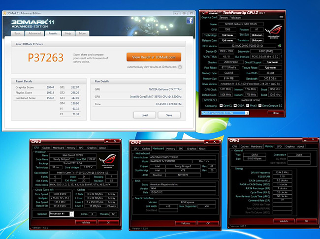 Media asset in full size related to 3dfxzone.it news item entitled as follows: ASUS, 4 record mondiali in 3DMark con le GTX Titan in four-way SLI | Image Name: news19291_ASUS-GeForce-GTX-Titan-World-Record-3D-Mark_1.jpg