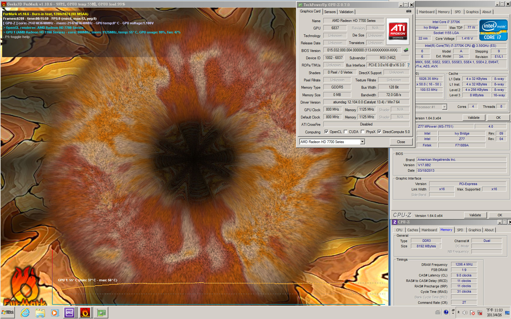 Immagine pubblicata in relazione al seguente contenuto: Foto e benchmark della video card Radeon HD 7730 di MSI | Nome immagine: news19437_MSI-Radeon-HD-7730_4.jpg