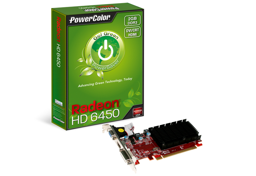 Media asset in full size related to 3dfxzone.it news item entitled as follows: PowerColor Radeon HD 6450 Go! Green per upgrade low-cost | Image Name: news19485_PowerColor-HD-6450-Go-Green_2.jpg