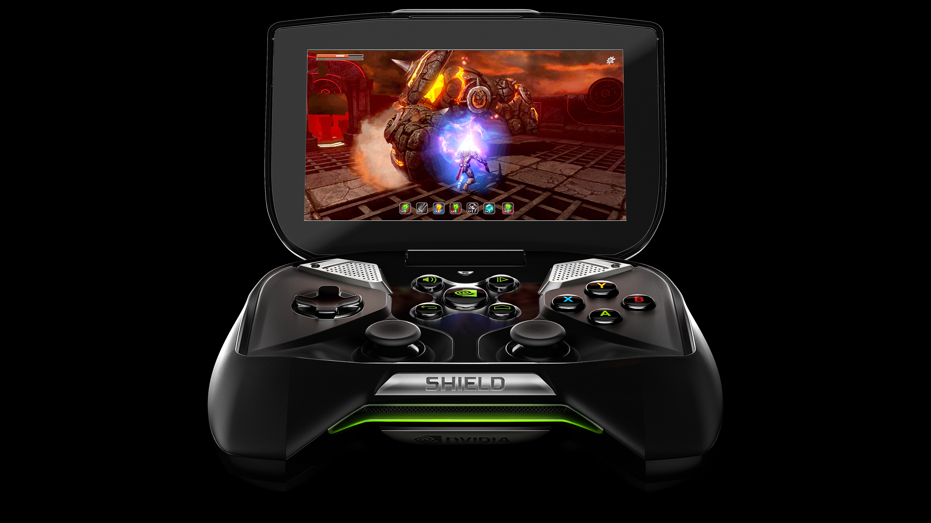 Media asset in full size related to 3dfxzone.it news item entitled as follows: NVIDIA ufficializza il prezzo e altre info sulla console mobile SHIELD | Image Name: news19519_NVIDIA-Shield_1.jpg