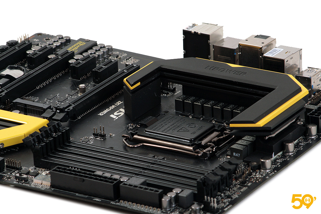 Immagine pubblicata in relazione al seguente contenuto: Foto e specifiche della motherboard MSI Z77 MPower per cpu Haswell | Nome immagine: news19525_MSI-Z87-MPower_2.jpg
