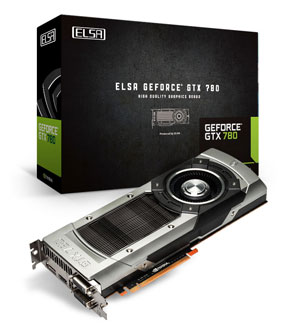 Immagine pubblicata in relazione al seguente contenuto: Anche la nipponica ELSA proprone la video card GeForce GTX 780 | Nome immagine: news19666_ELSA-GeForce-GTX-780_2.jpg