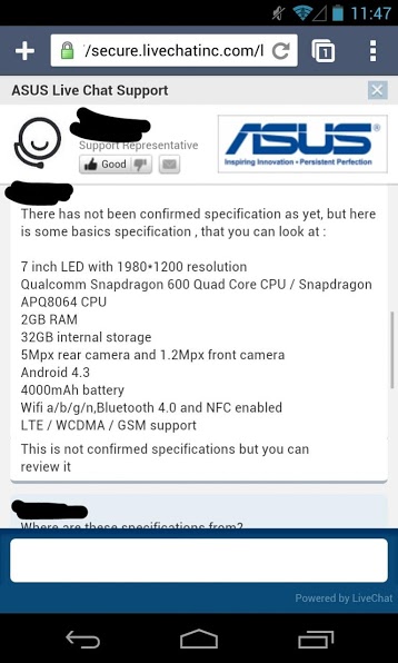 Immagine pubblicata in relazione al seguente contenuto: Un dipendente di ASUS rileva le specifiche del nuovo Nexus 7? | Nome immagine: news19802_ASUS-Nexus-7-next-gen_1.jpg
