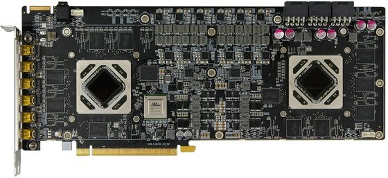 Immagine pubblicata in relazione al seguente contenuto: Foto del PCB e del cooler della Radeon HD 7990 Atomic di Sapphire | Nome immagine: news19854_Sapphire-Radeon-HD-7990-Atomic_1.jpg