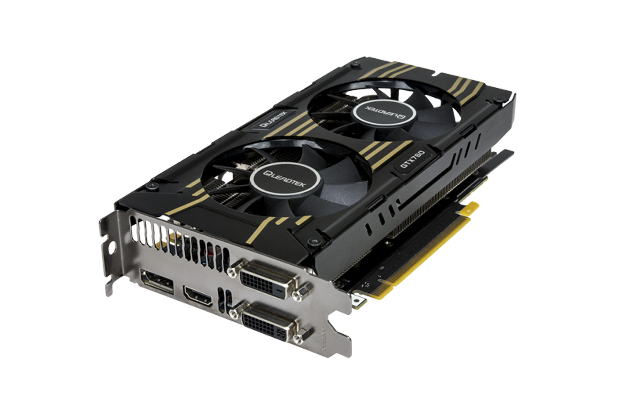 Immagine pubblicata in relazione al seguente contenuto: Leadtek lancia la video card WinFast GTX 760 OC Hurricane III | Nome immagine: news19946_Leadtek-GeForce-GTX-760-OC-Hurricane-III_1.jpg