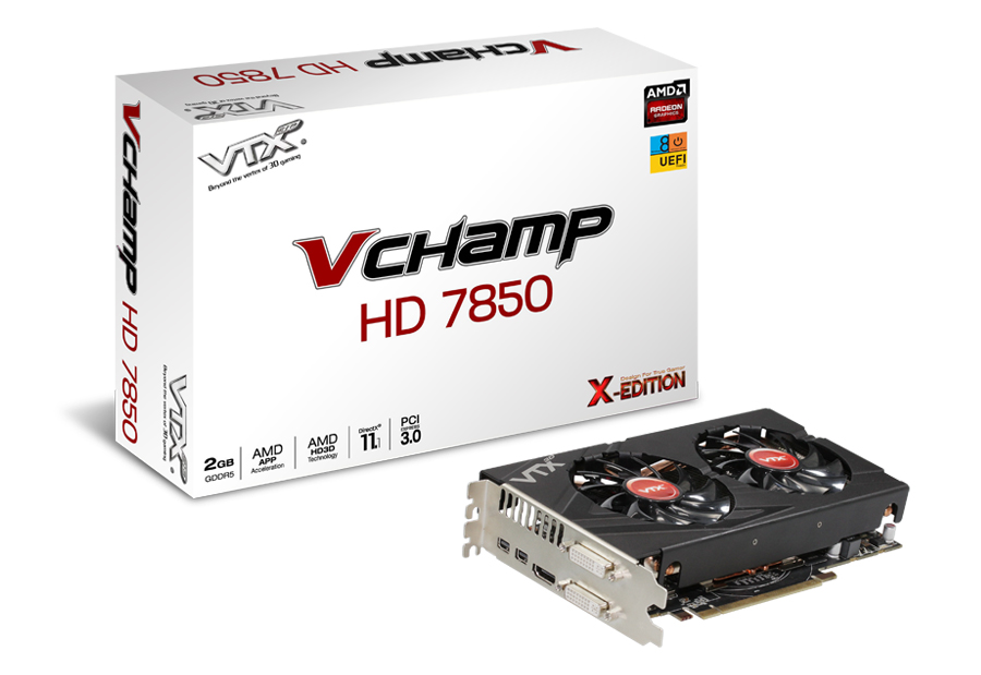 Immagine pubblicata in relazione al seguente contenuto: VTX3D lancia la video card Radeon HD 7850 VChamp 2GB G-DDR5 | Nome immagine: news19949_VTX3D_Radeon-HD-7850-V-Champ_2.jpg