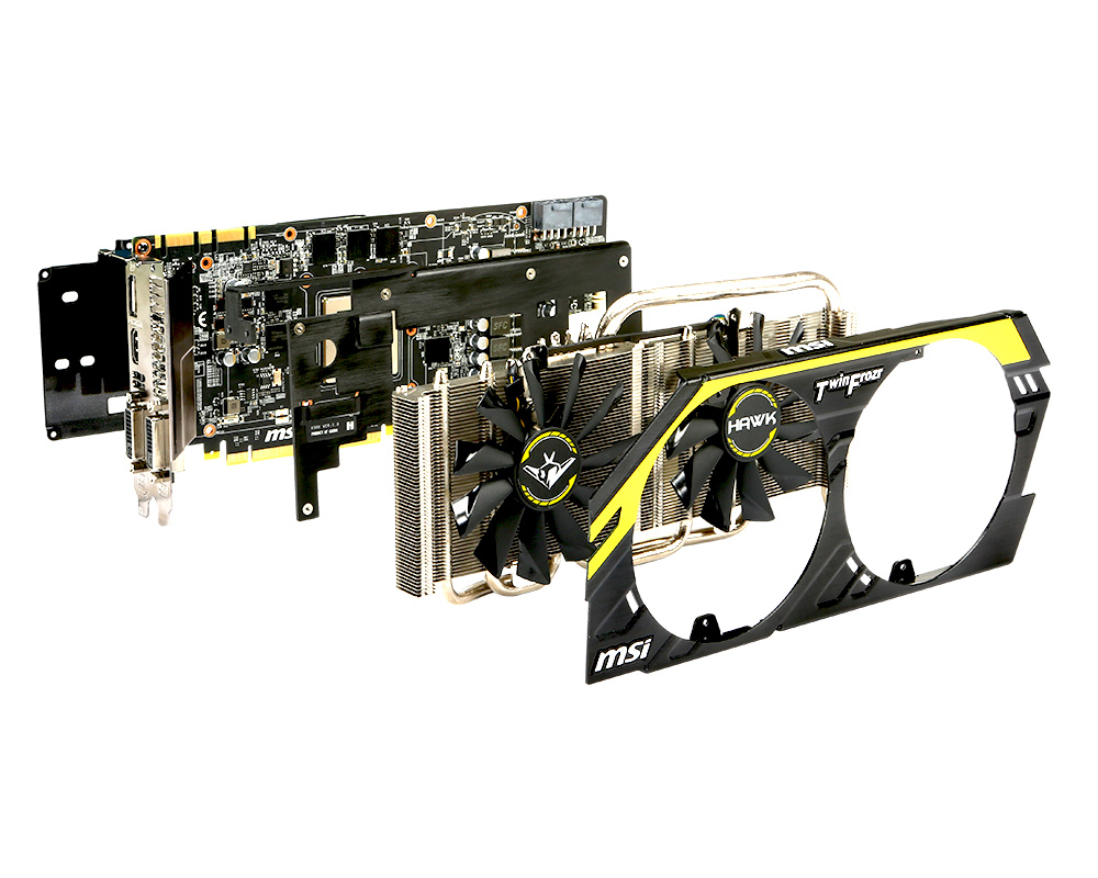 Immagine pubblicata in relazione al seguente contenuto: MSI lancia la card GeForce GTX 760 HAWK per gamer e overclocker | Nome immagine: news19959_MSI-GeForce-GTX-760-HAWK_3.jpg