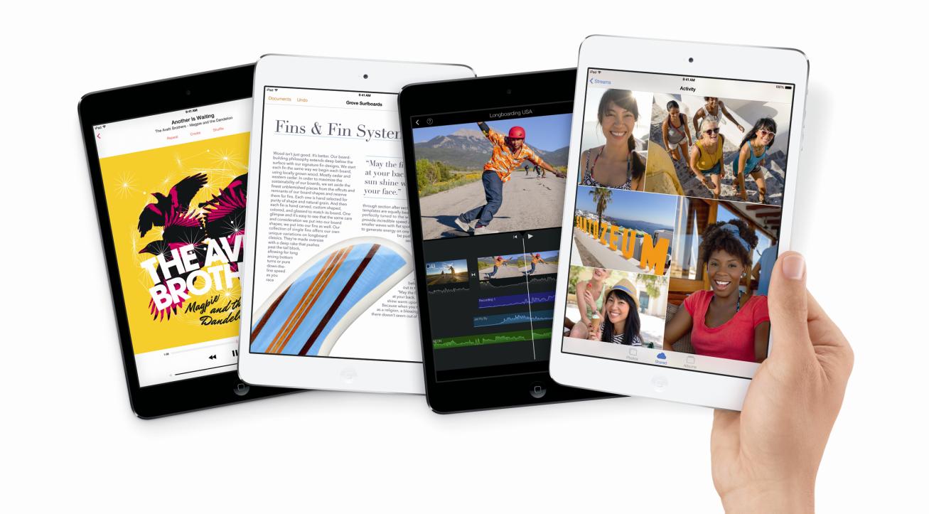 Immagine pubblicata in relazione al seguente contenuto: Apple annuncia gli iPad Air e gli iPad mini con display Retina | Nome immagine: news20250_Apple-iPad-Mini-Display-Retina_1.jpg