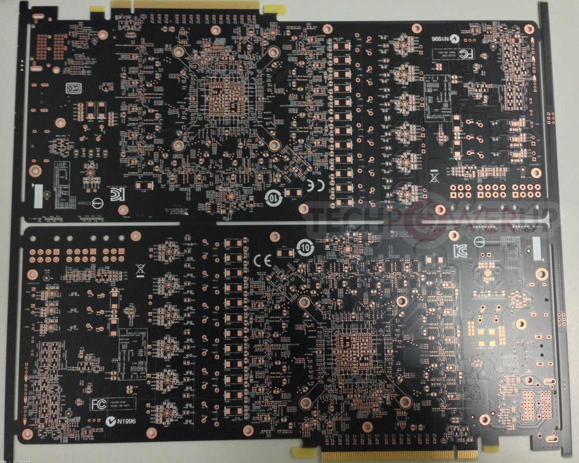 Immagine pubblicata in relazione al seguente contenuto: Foto del PCB della video card Radeon R9 290X Lightning di MSI | Nome immagine: news20424_MSI-Radeon-R9-290X-Lightning_2.jpg