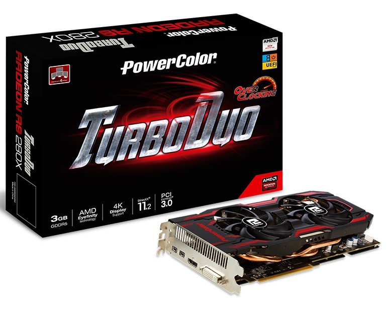 Media asset in full size related to 3dfxzone.it news item entitled as follows: Da TUL la card factory-overclocked PowerColor TurboDuo R9 280X OC | Image Name: news20438_PowerColor-TurboDuo-R9-280X-OC_4.jpg