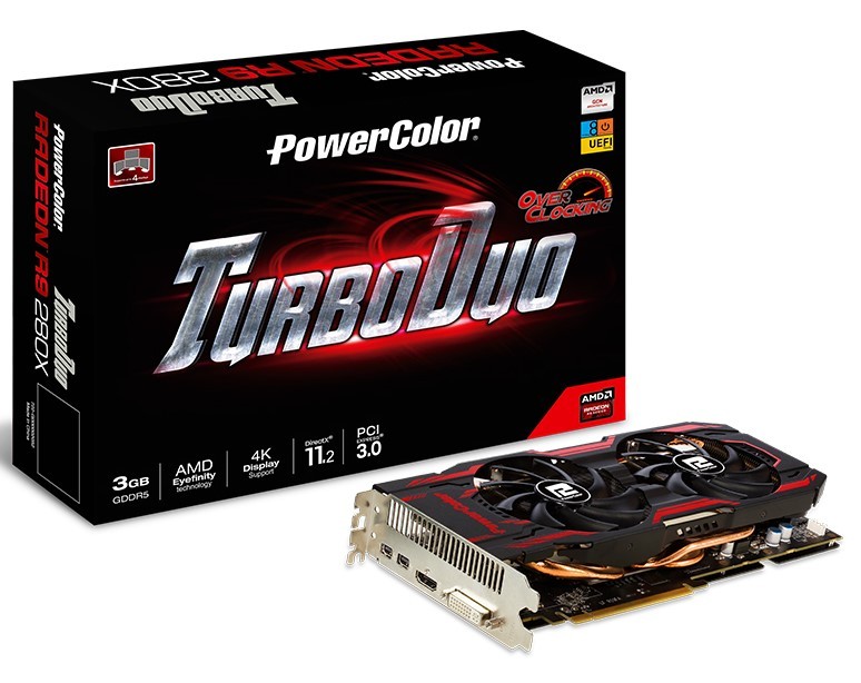 Immagine pubblicata in relazione al seguente contenuto: Da TUL la card factory-overclocked PowerColor TurboDuo R9 280X OC | Nome immagine: news20438_PowerColor-TurboDuo-R9-280X-OC_4.jpg