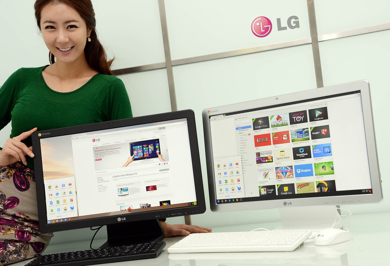 Immagine pubblicata in relazione al seguente contenuto: LG annuncia Chromebase, un PC all-in-one con Chrome OS di Google | Nome immagine: news20508_LG-Chromebase-22CV241_2.jpg