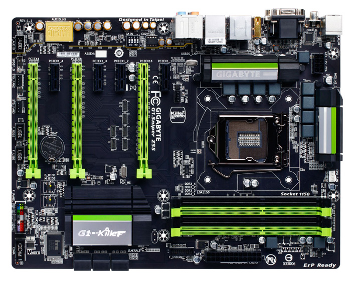 Immagine pubblicata in relazione al seguente contenuto: In arrivo da GIGABYTE le motherboard G1.Sniper Z5S e G1.Sniper Z5 | Nome immagine: news20579_GIGABYTE-G1-Sniper-Z5S_2.jpg