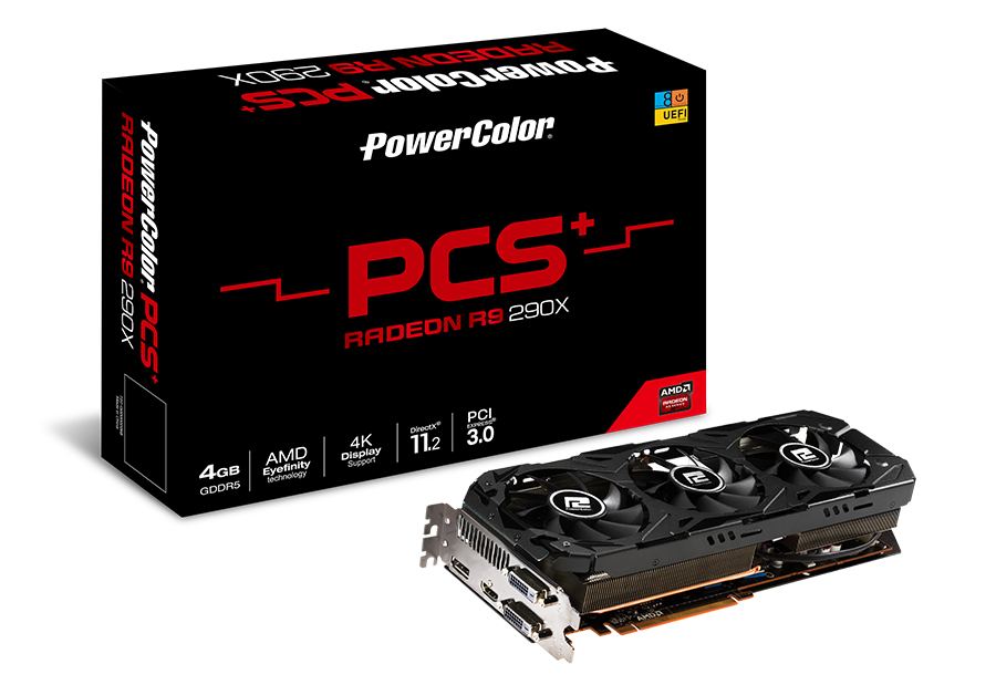 Immagine pubblicata in relazione al seguente contenuto: TUL ufficializza le video card PowerColor PCS+ R9 290X e PCS+ R9 290 | Nome immagine: news20603_PowerColor-PCS-plus-R9-290X_1.jpg