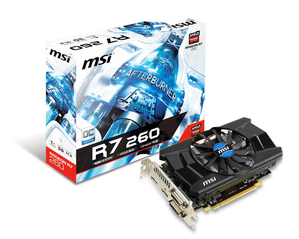 Immagine pubblicata in relazione al seguente contenuto: MSI annuncia la video card non reference Radeon R7 260 1GD5 OC | Nome immagine: news20641_MSI-Radeon-R7-260-1GD5-OC_3.png